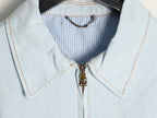 LOUIS VUITTON - Embroidered Signature Denim Workwear Blouson