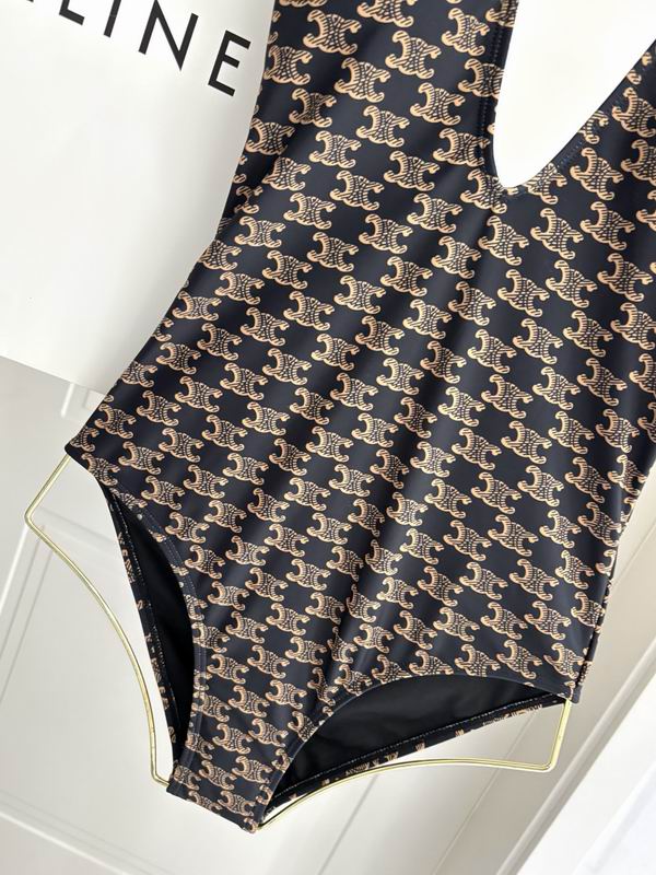 CELINE - SWIMSUIT IN MONOGRAM JERSEY