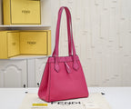 FENDI - Brown FF jacquard fabric bag