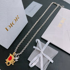 DIOR - Oblique Pendant Necklace