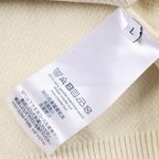 LOUIS VUITTON - Applikation ribbet strik sweater