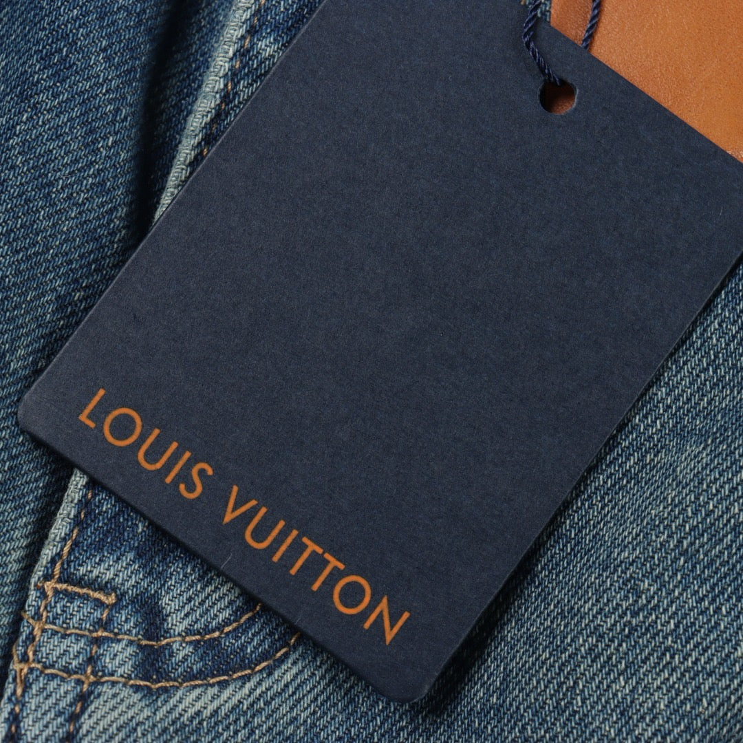LOUIS VUITTON- Monogram jeans