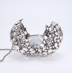 CHANEL - Gold Metal Strass Crystal Sphere Minaudiere Clutch Hardware, 2025