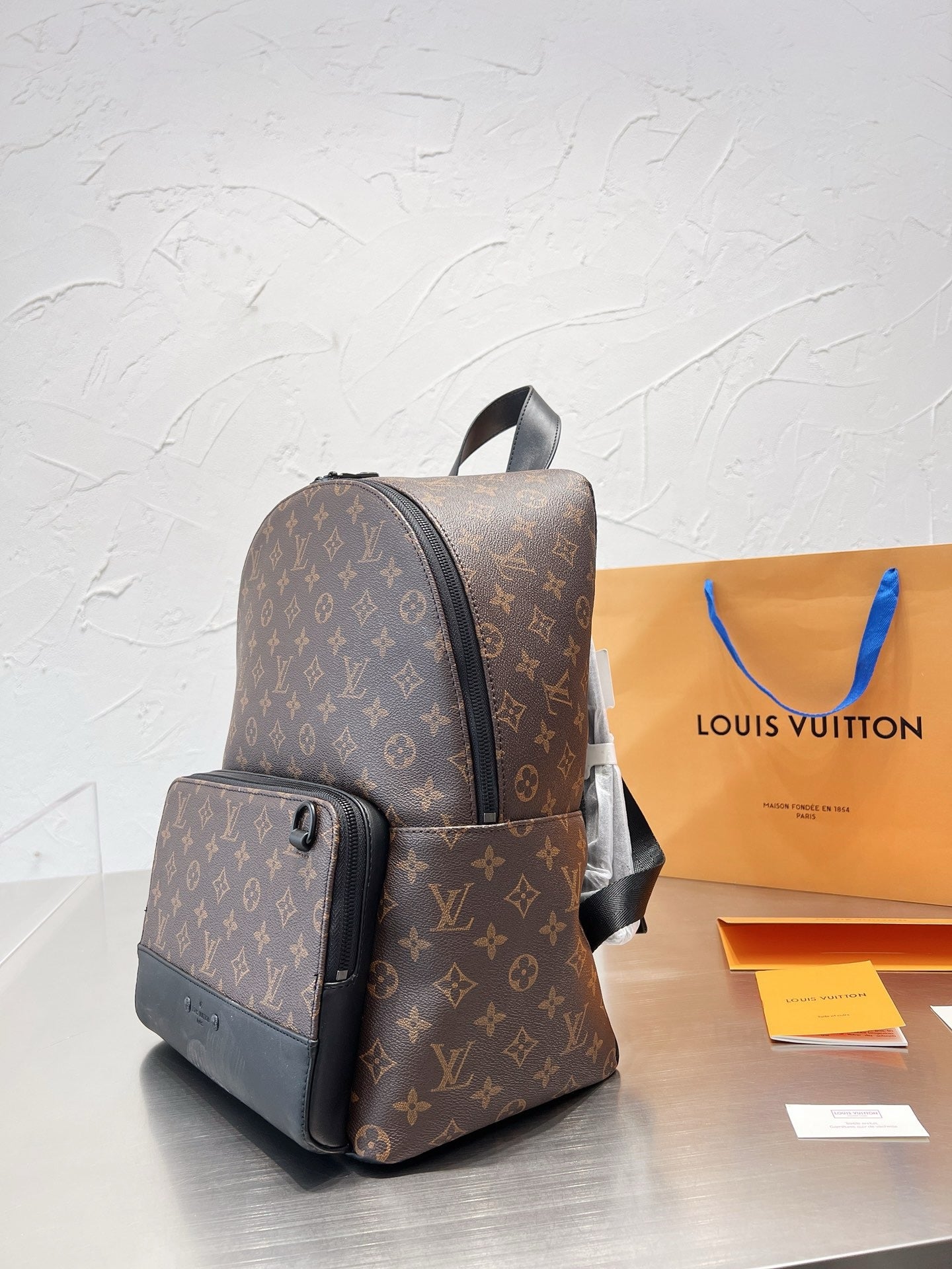 LOUIS VUITTON- Men’s Leather Backpack