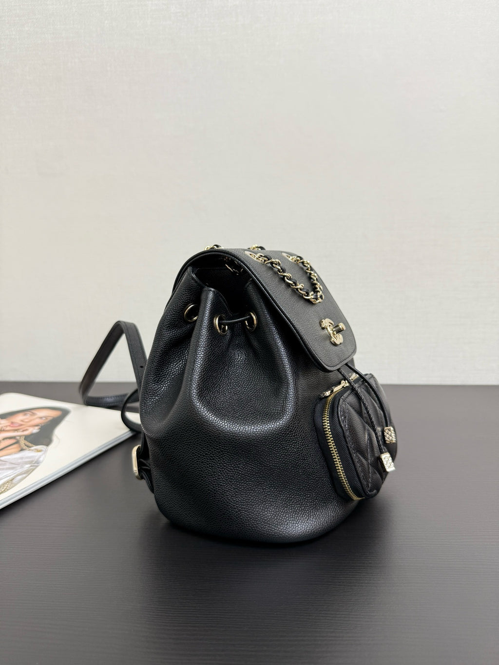CHANEL - Chanel Mini Caviar Urban Spirit Backpack