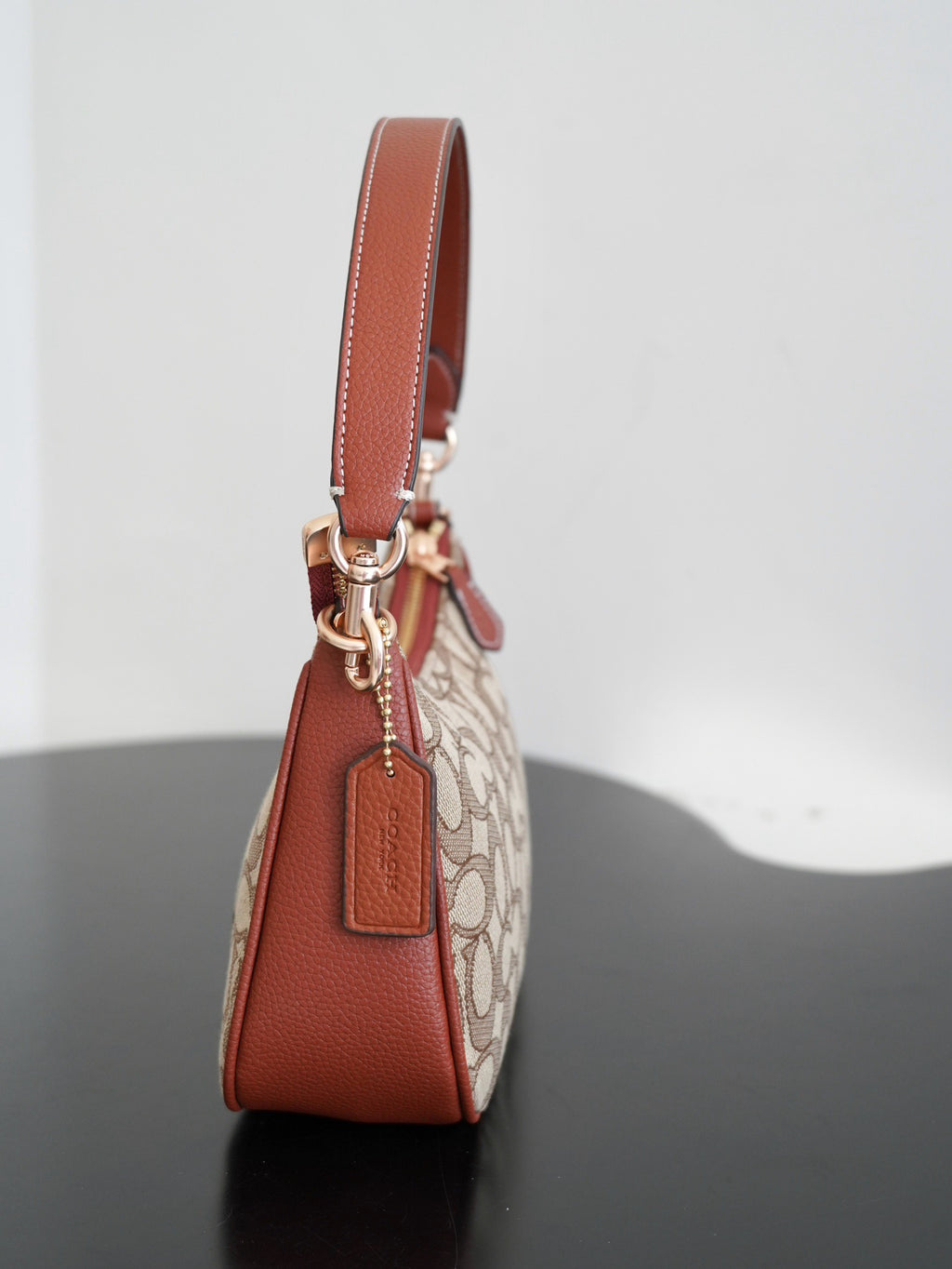 COACH - Disney Mini Dempsey Bag In Signature Jacquard Mickey Mouse