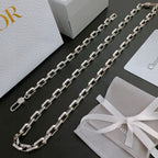 DIOR - Oblique Pendant Necklace