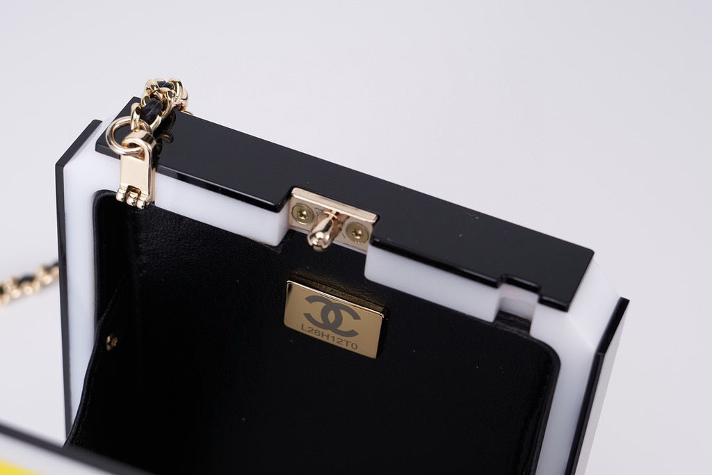 CHANEL - Chanel Plexiglass Perfume Bottle Evening Bag