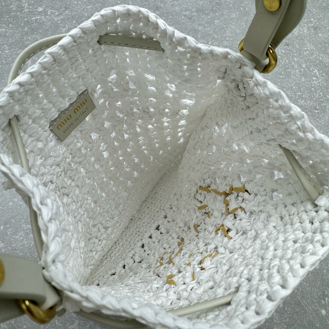 MIU MIU - Woven fabric mini-bag