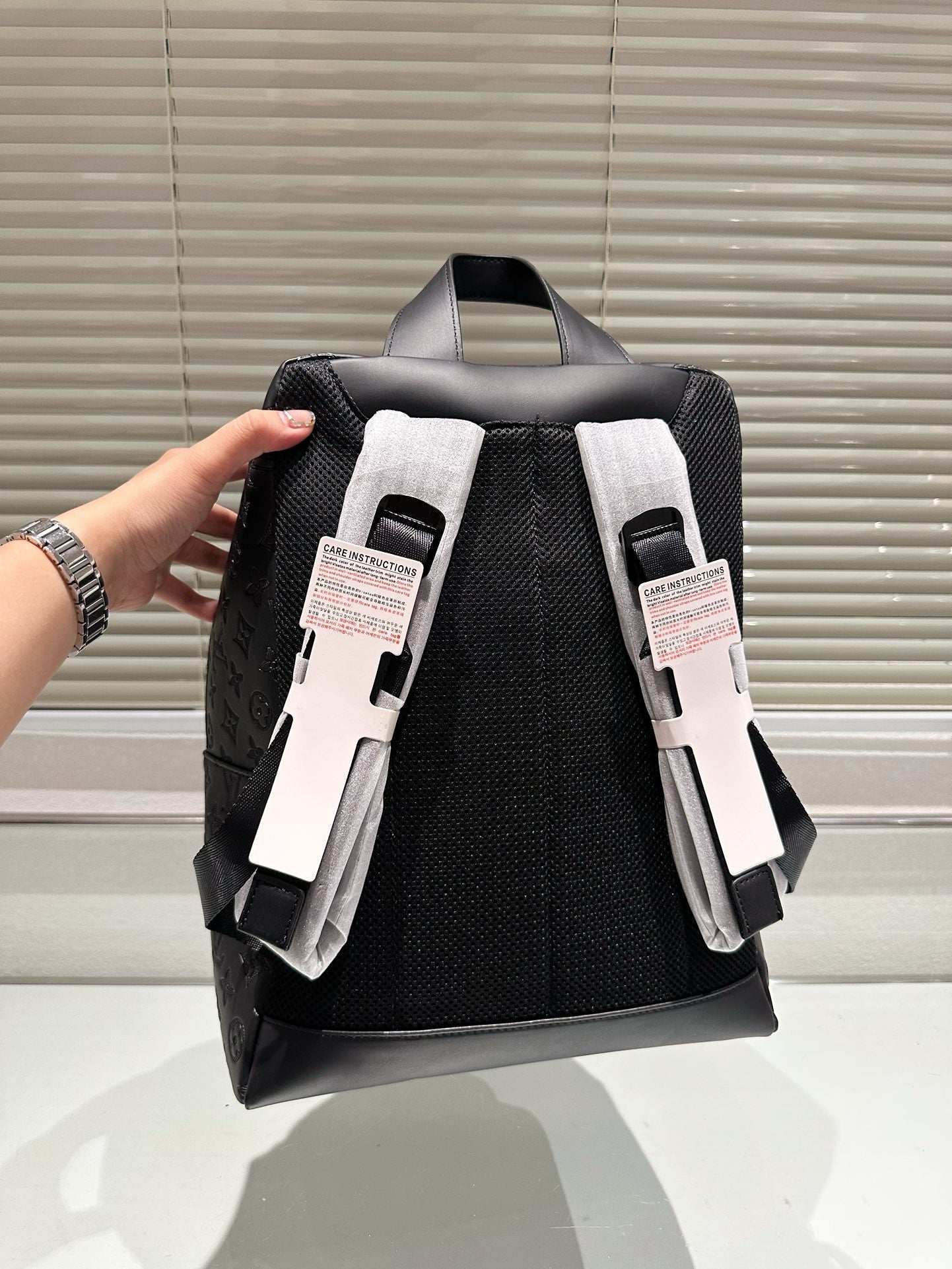 LOUIS VUITTON- Leather Backpack
