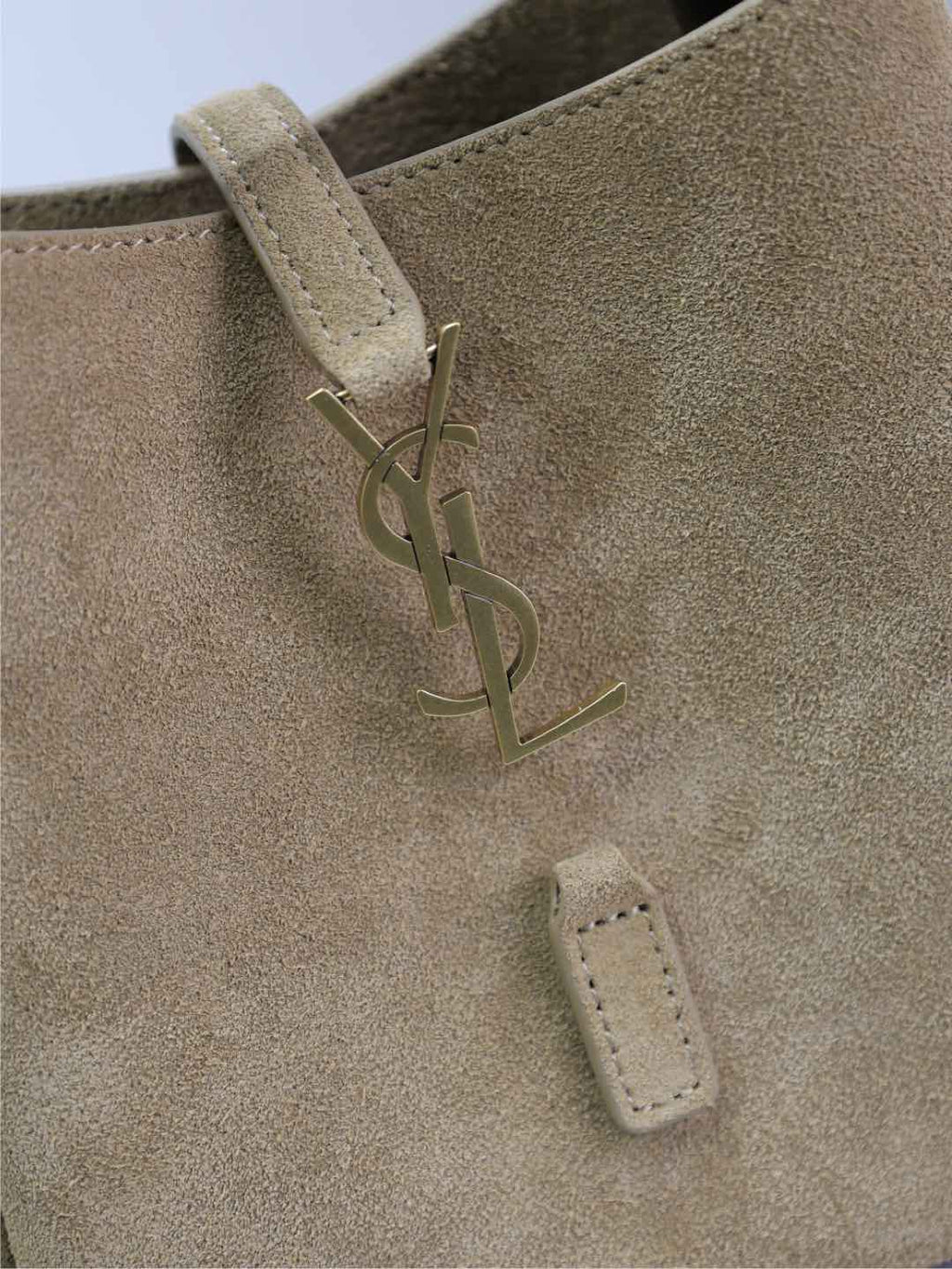 SAINT LAURENT - Icare Medium quilted suede shoulder bag