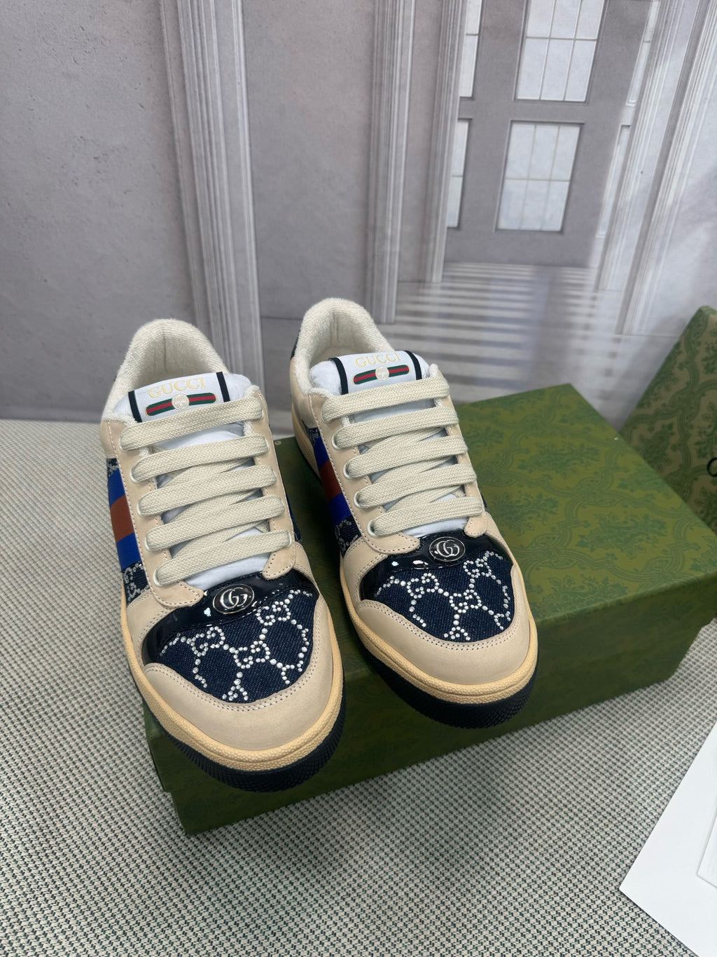GUCCI - GG crystal Screener sneaker
