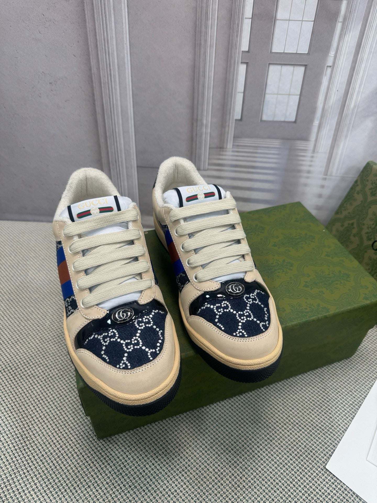 GUCCI - GG crystal Screener sneaker