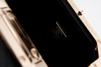CHANEL - Limited Edition Black Quilted Resin Tea Box Minaudiere Imitation Pearl and Gold Hardware, 2024