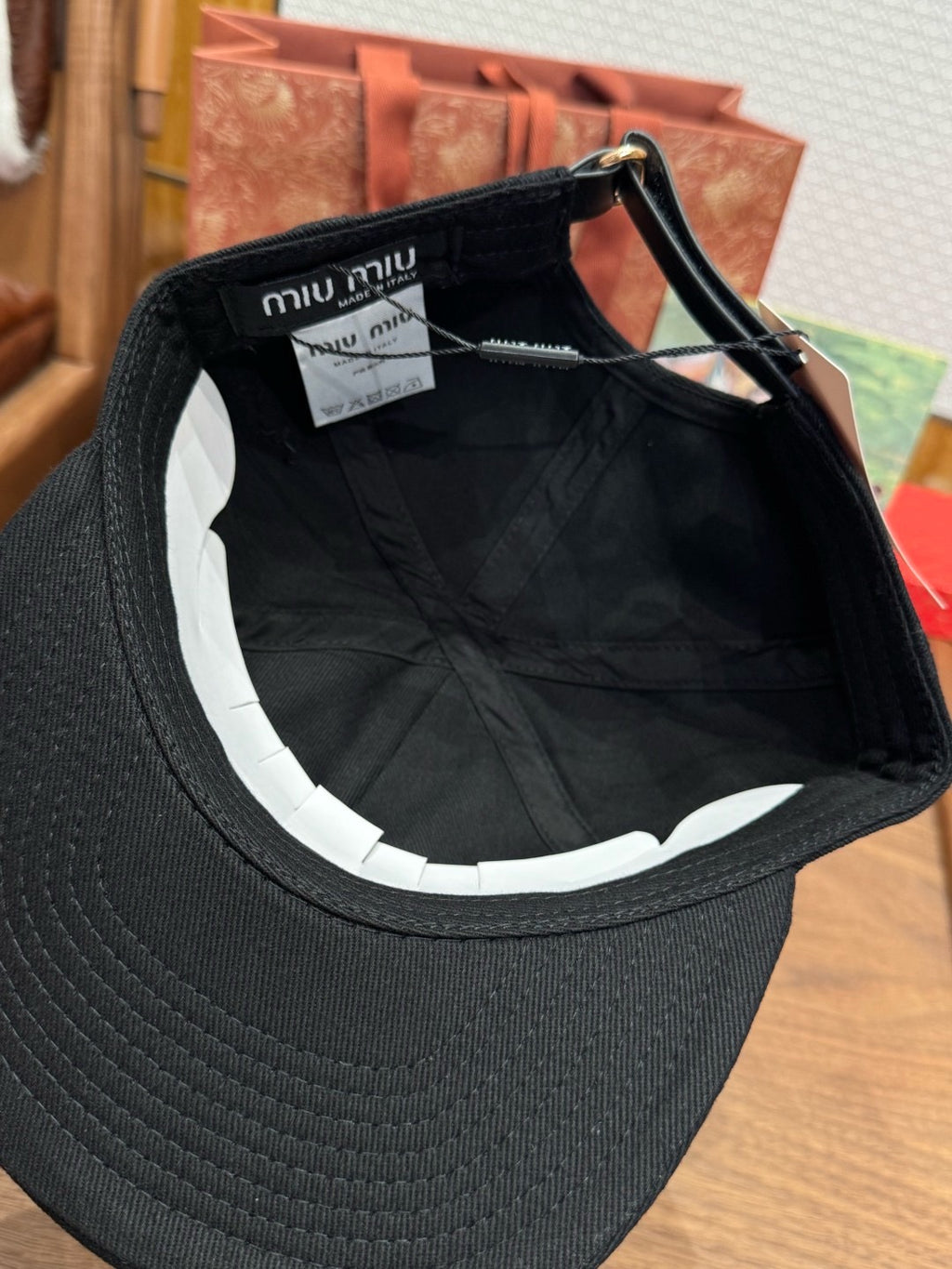 MIU MIU - Denim baseball cap