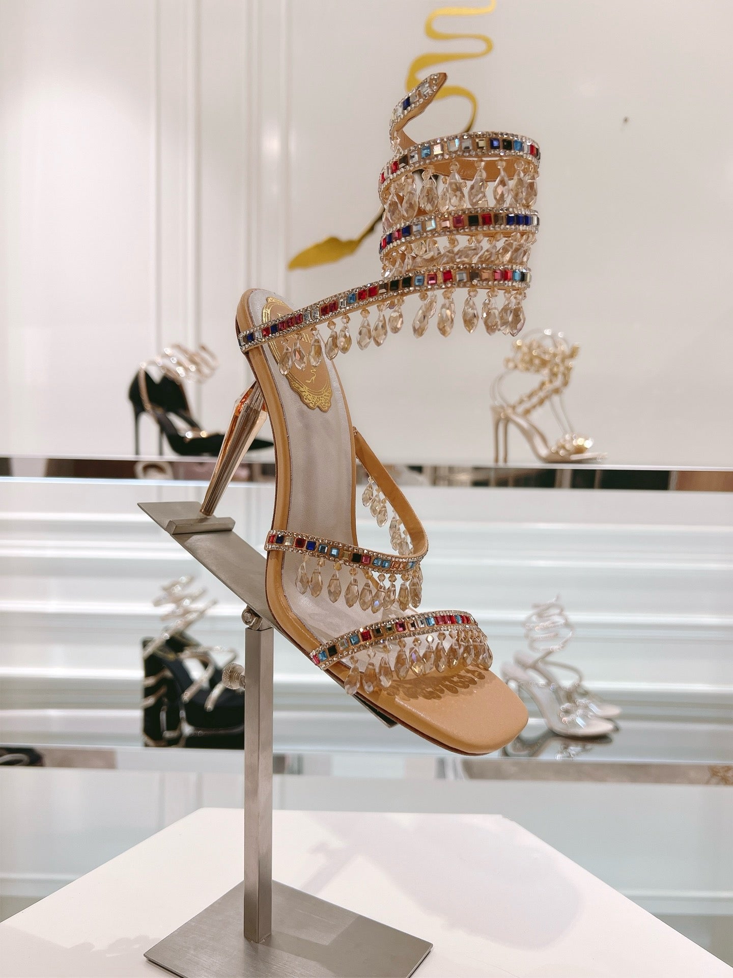RENE CAOVILLA - CHANDELIER  SANDAL