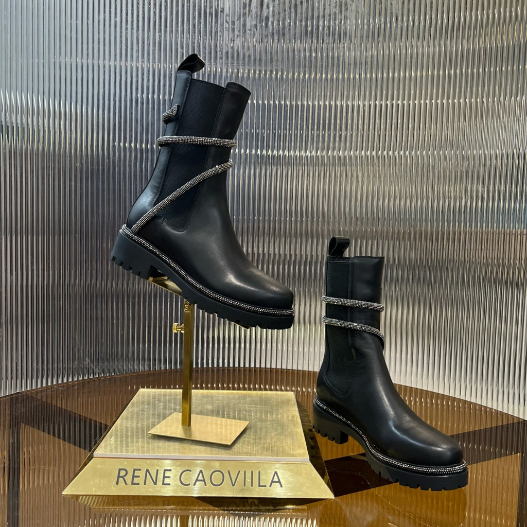 RENE CAOVILLA - jeweled jumper biker