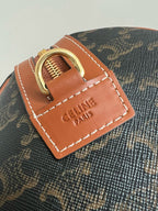 CELINE - BOSTON IN TRIOMPHE CANVAS AND CALFSKIN