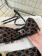 CELINE - SWIMSUIT IN MONOGRAM JERSEY