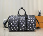 LOUIS VUITTON - LV x Yayoi Kusama Keepall Bandouliere