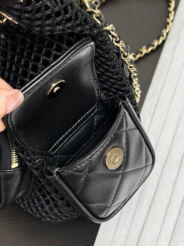 CHANEL - Chanel Mini Caviar Urban Spirit Backpack