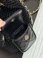 CHANEL - Chanel Mini Caviar Urban Spirit Backpack