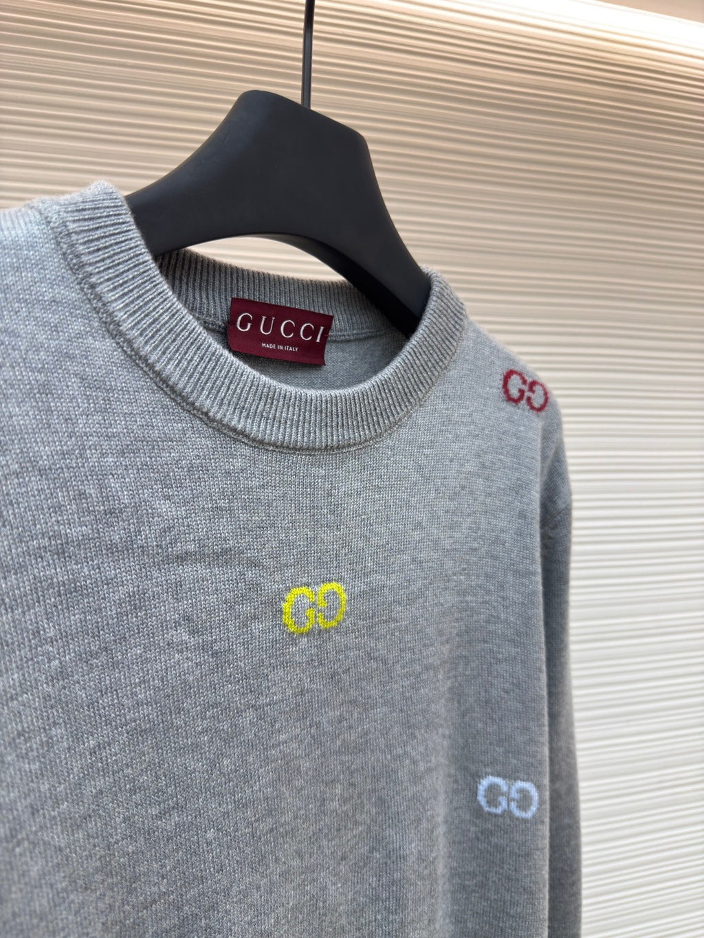 GUCCI  - Gg Intarsia Crewneck Sweater