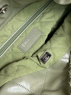 CHANEL - Shiny Calfskin & Gold-Tone Metal