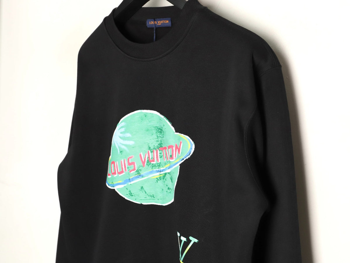 LOUIS VUITTON - Louis Vuitton unisex Planet Print Sweatshirt