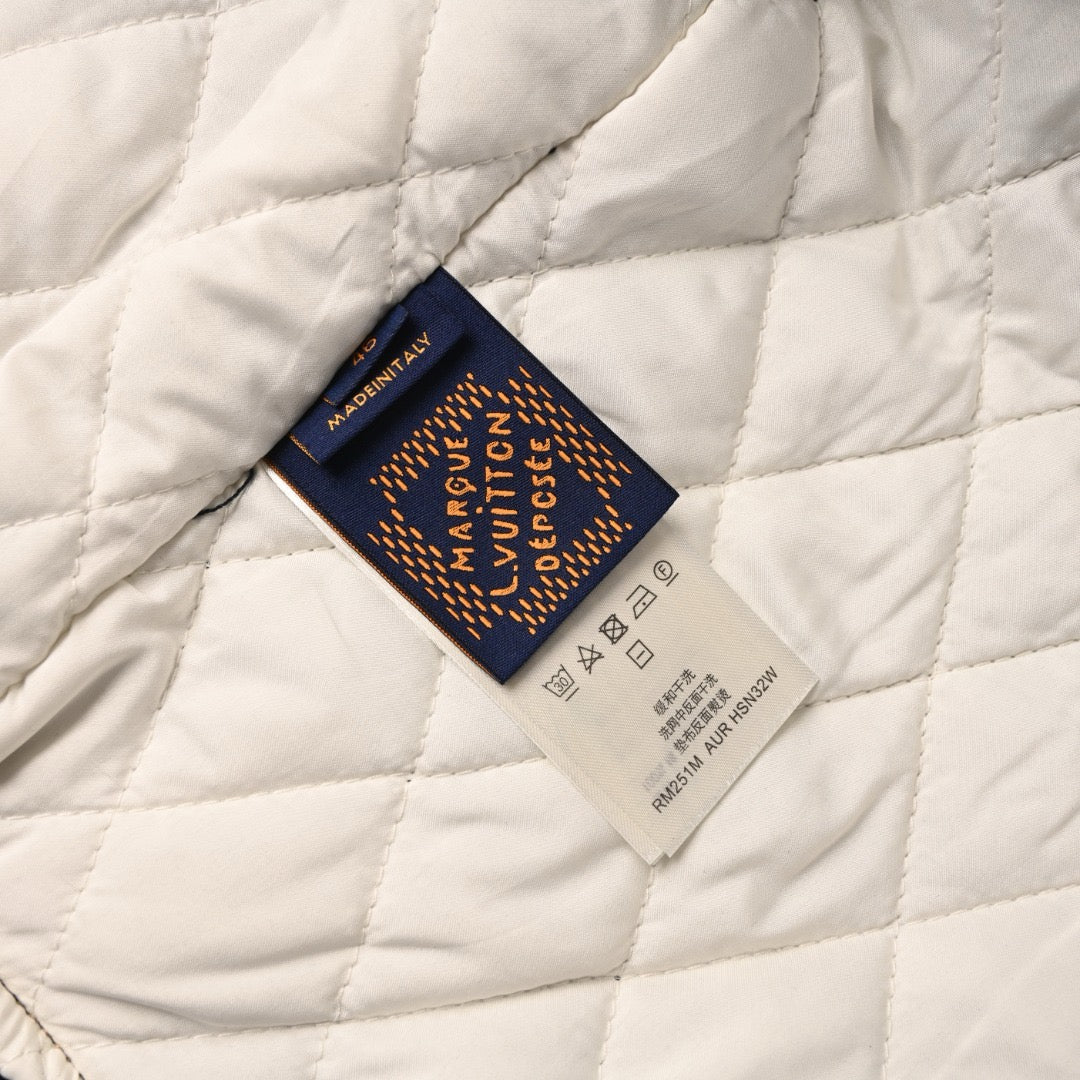 LOUIS VUITTON - Upcycled Denim Varsity Jacket