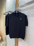 FENDI - Jacquard Knitted T-Shirt
