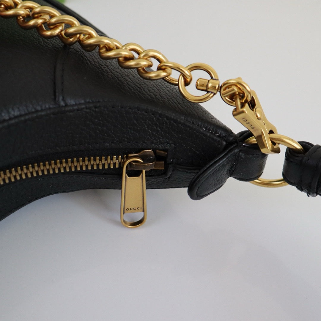 GUCCI - Aphrodite Leather Small shoulder bag