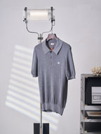 BURBERRY - Cashmere Polo Shirt