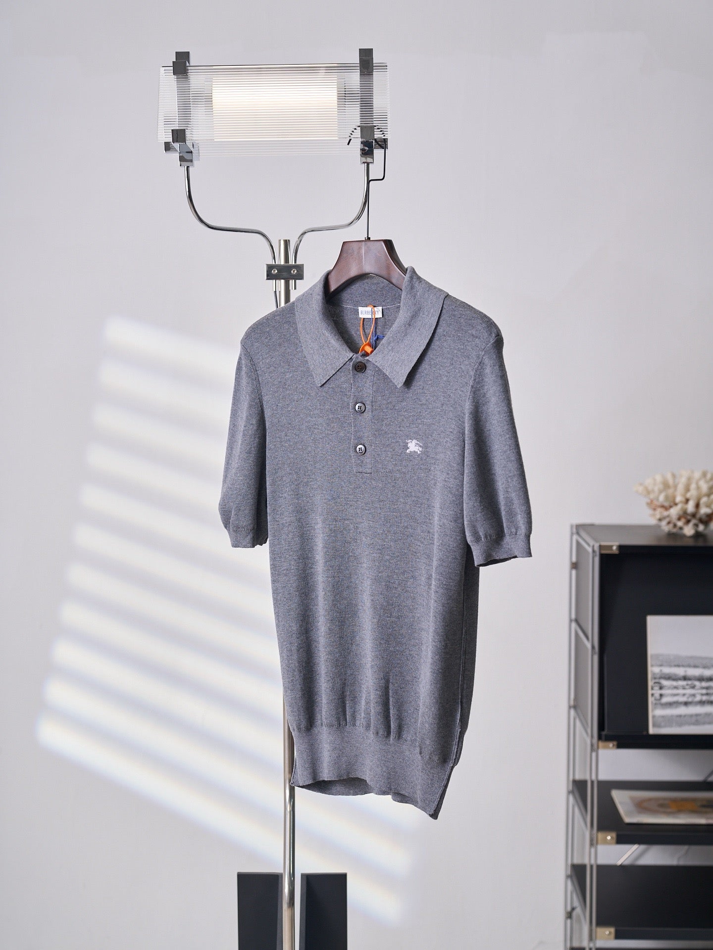 BURBERRY - Cashmere Polo Shirt