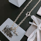 DIOR - Oblique Pendant Necklace