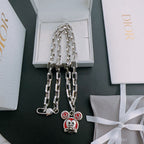 DIOR - Oblique Pendant Necklace