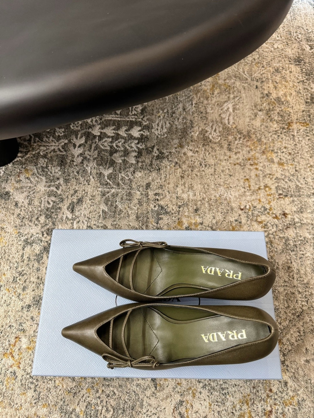 DIOR - open side patent leather heeled pumps