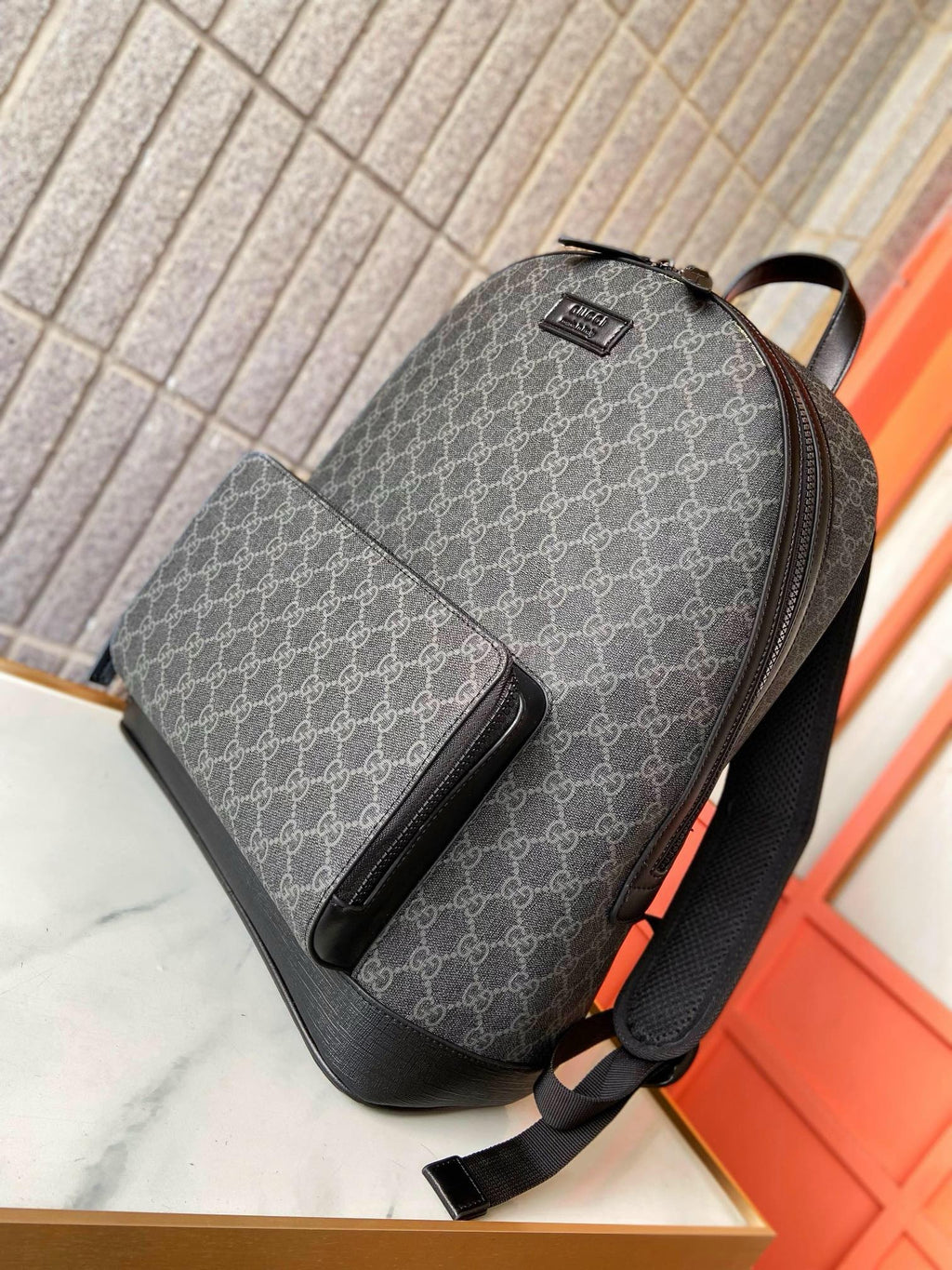 GUCCI - GG Supreme Monogram Medium Backpack
