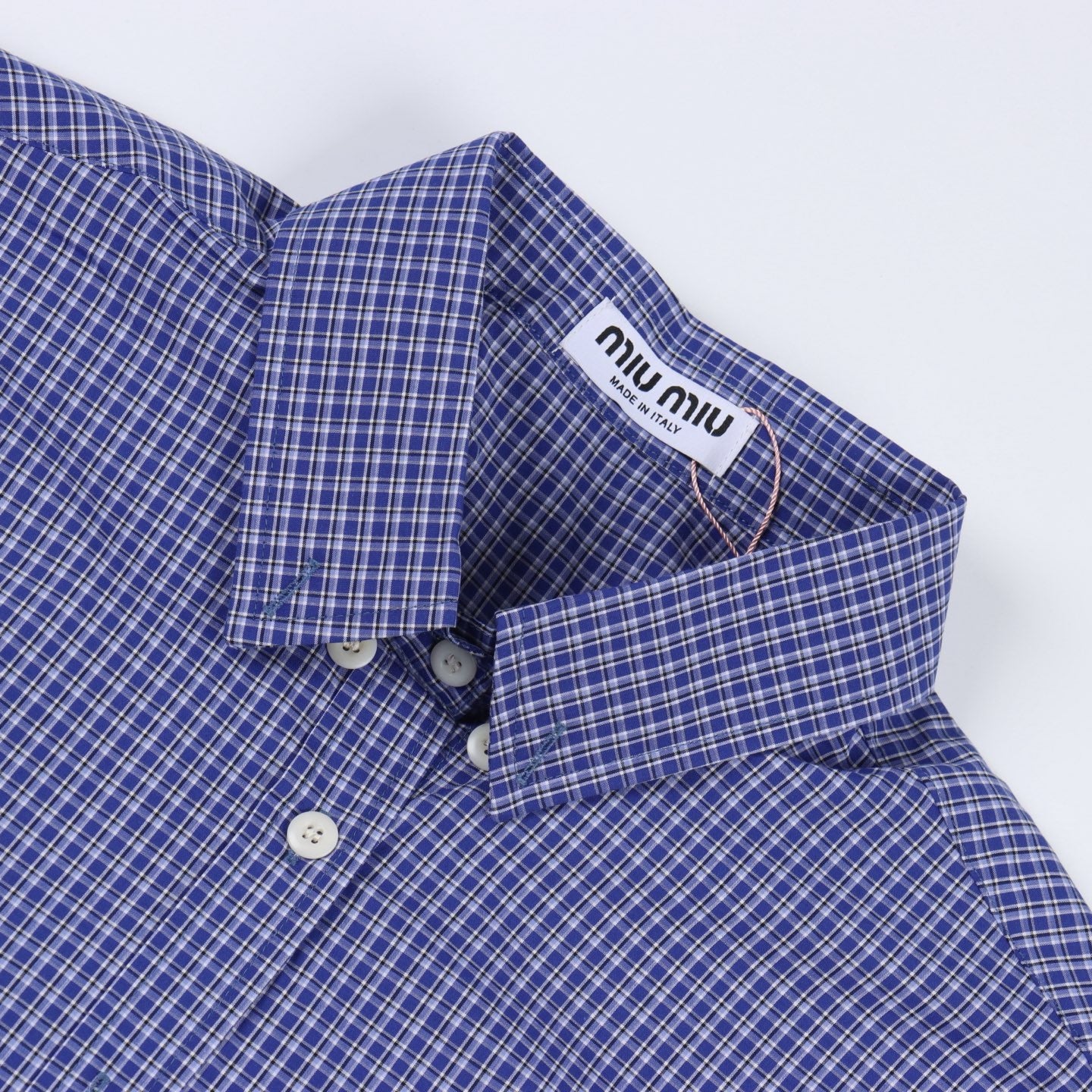 MIU MIU - Checked shirt