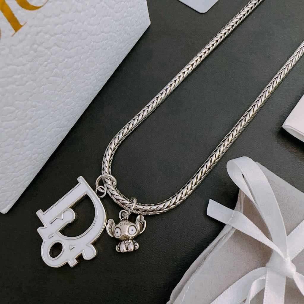DIOR - Oblique Pendant Necklace