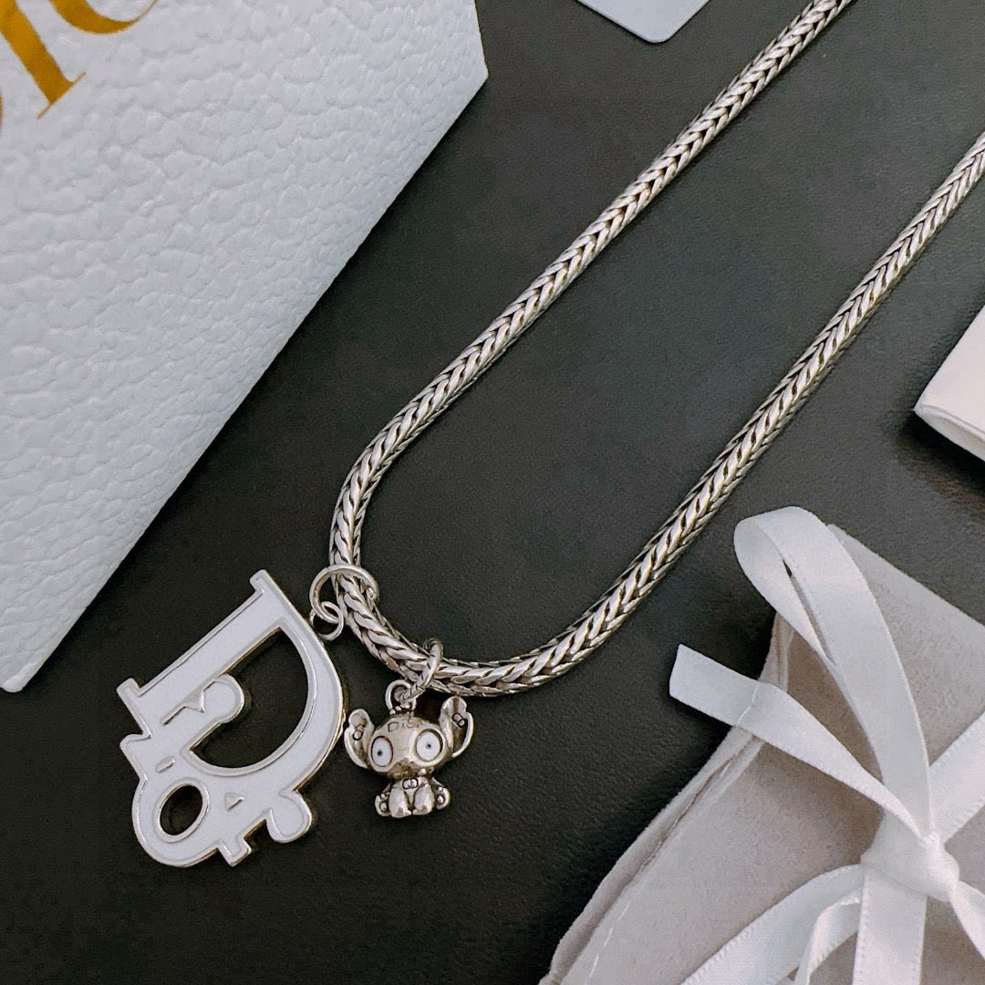 DIOR - Oblique Pendant Necklace