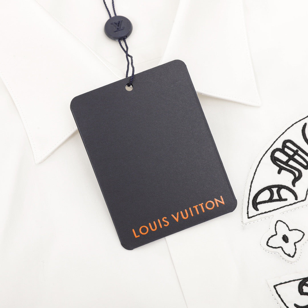 LOUIS VUITTON - Printed Signature Long-Sleeved Shirt