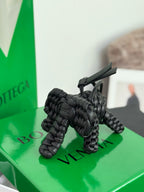 BOTTEGA VENETA - Intrecciato Leather Bag Charm