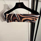 PUCCI - Patterned Halterneck bikini Swimsuit