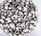 CHANEL - Gold Metal Strass Crystal Sphere Minaudiere Clutch Hardware, 2025