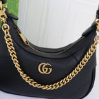 GUCCI - Aphrodite Leather Small shoulder bag