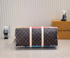 LOUIS VUITTON - x Yayoi Kusama Monogram Keepall Bandoulière 50 duffle bag