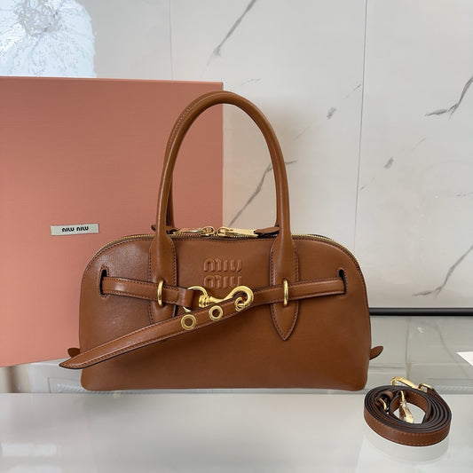 MIU MIU - Aventure nappa leather top-handle bag