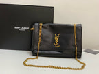 SAINT LAURENT- Black Leather Handbag