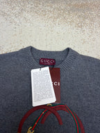 GUCCI  - Knit wool sweater with embroidery unisex